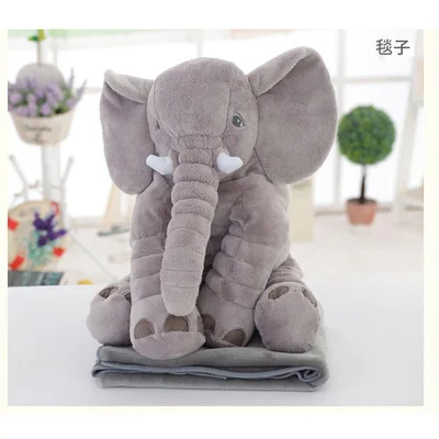 

40-60CM Baby Animal Elephant Style Doll Stuffed Elephant Plush Pillow Kids Toy for Children Room Bed Blanket Decoration Toys