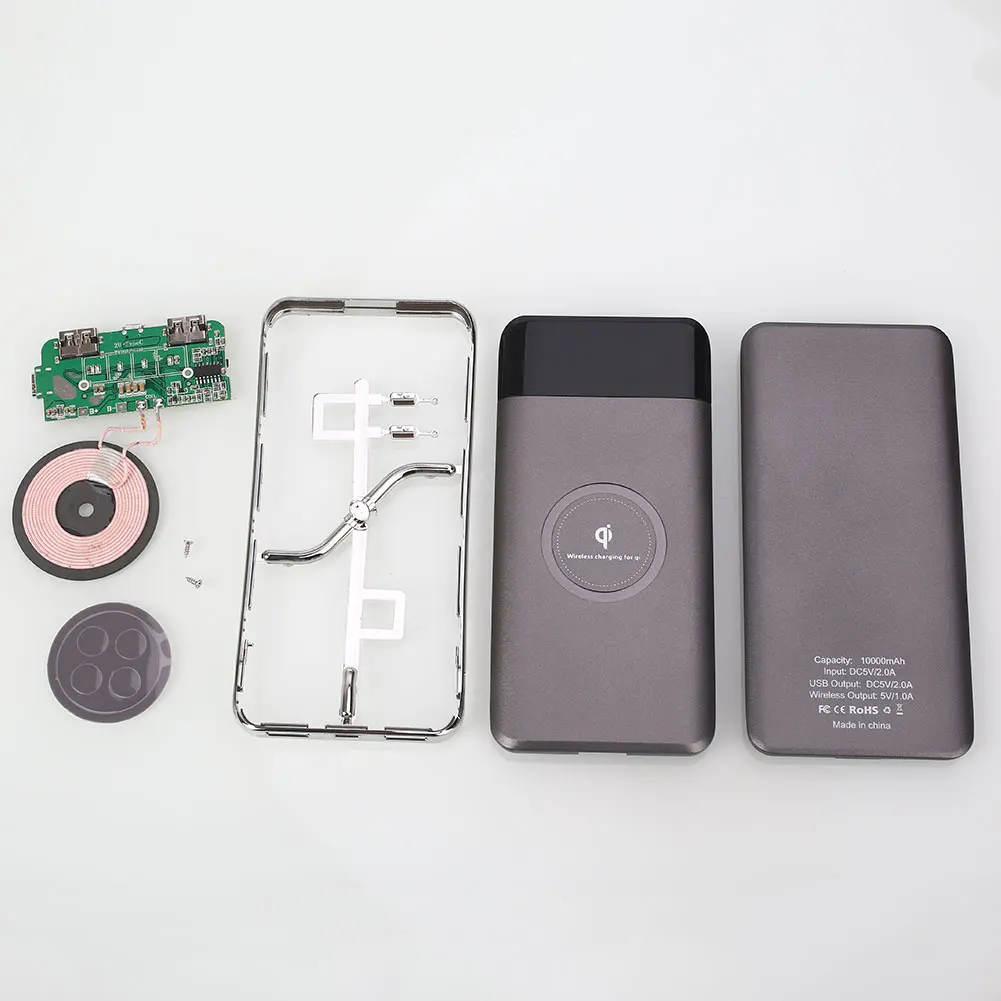 

Dual USB Output Battery Charger Power Bank Case Emergency Charging Power Supply Mobile Phones Ultrathin Portable
