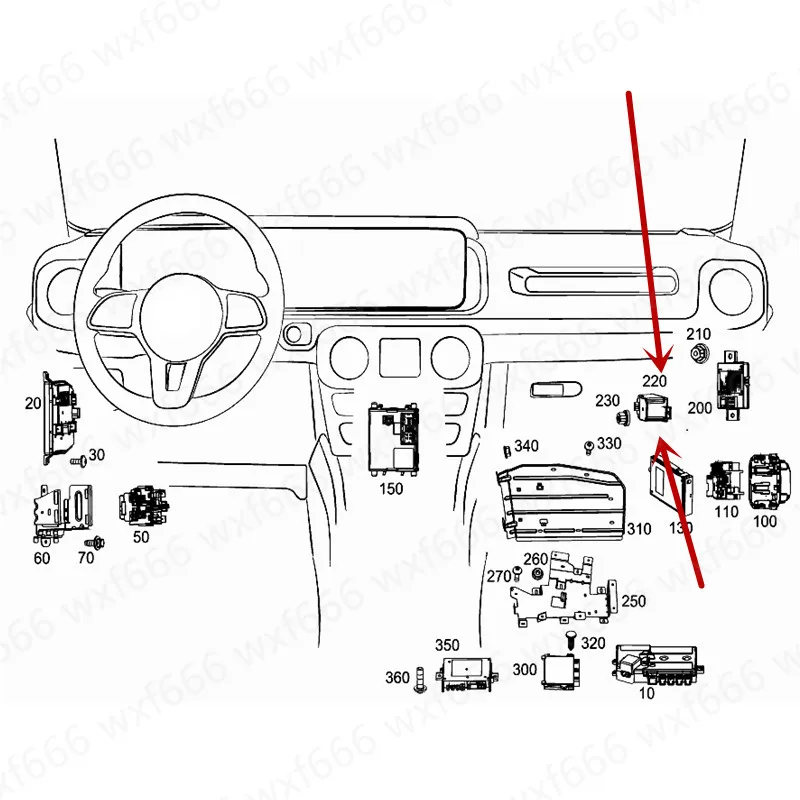 Автомобильный трансформатор C180 CLS350 GLC250 E220 E450 C250 W167 161 205 287mer КНИ ССО Энц W205 W253 модуль преобразователя Напряжения