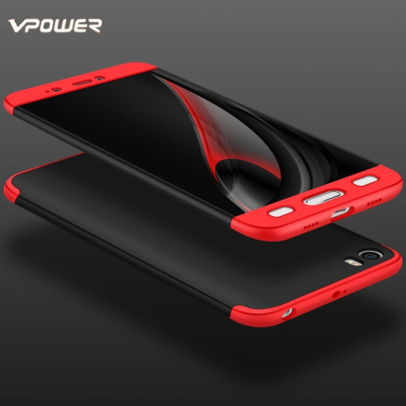 

Vpower For Xiaomi mi 5 mi5 mi 6 mi6 360 Full Protective Phone Case mi5 mi 5 Full Cover For xiaomi mi6 Cases