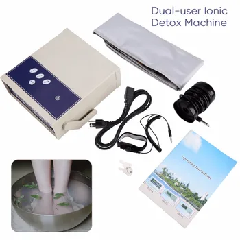 

Foot Bath Spa Cleanser Body Detox Machine Ion Array Footbath Spa Cleanse Ionic Body Detoxification Massage Therapy + Waist Belt
