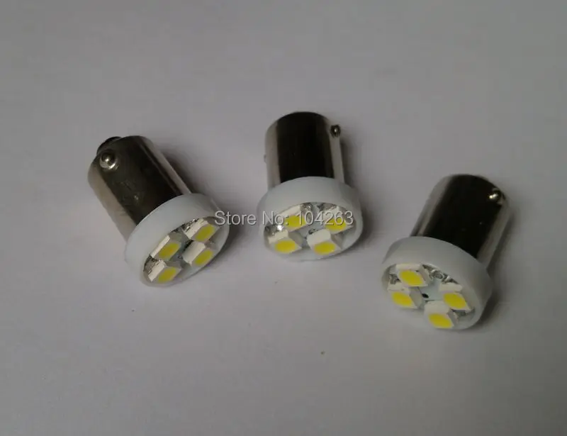Бесплатная доставка 906 Ba9s #44 #47 4 шт. SMD3528 в светодиодный тока светодиодная лампочка