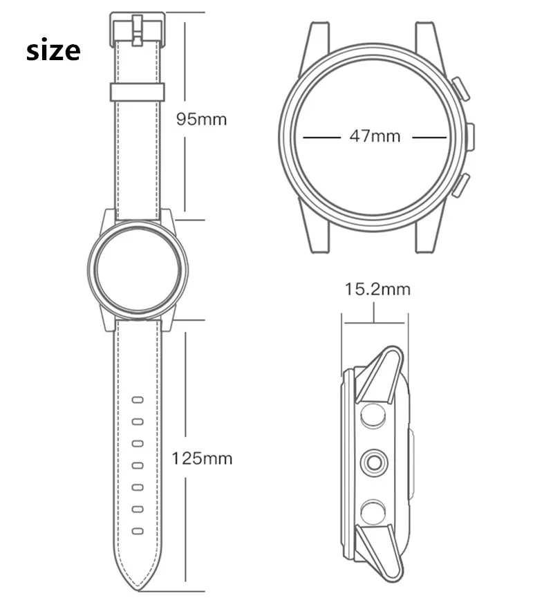 4G сеть смарт-телефон часы RAM 3GB ROM 32G видео бизнес Bluetooth smartwatch HD камера GPS Спорт сердечного ритма Музыка MP3 плеер