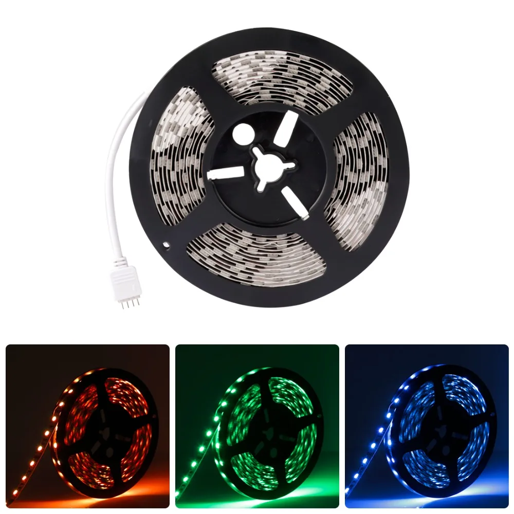 LEDMO SMD 5050 RGB LED Strip Waterproof IP 20 5M DC 12V RGBW RGBWW Fita Light Strips Flexible Neon | Лампы и освещение
