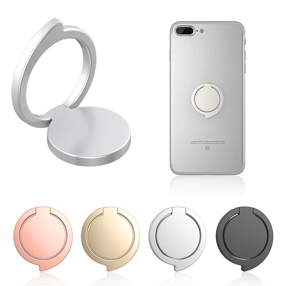 

Finger Ring Mobile Phone Holder Smartphone Stand For iPhone X 8 7 6 6S Plus 5S Tablets Car Mount Stand For Samsung Accessories