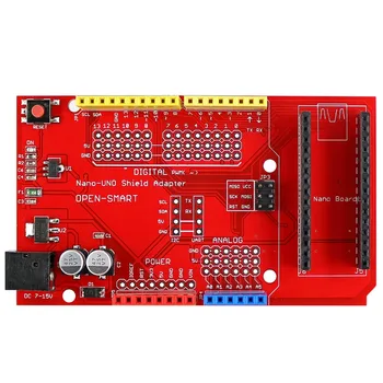 

Nano Shield Nano IO Expansion Adapter Board with Regulator / Fuse for Arduino Nano