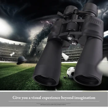 

Ledarnell 10-30x60 Binoculars Objective Lens High Power HD Telescope Zoom Adjust Binoculars Light Vision Professional