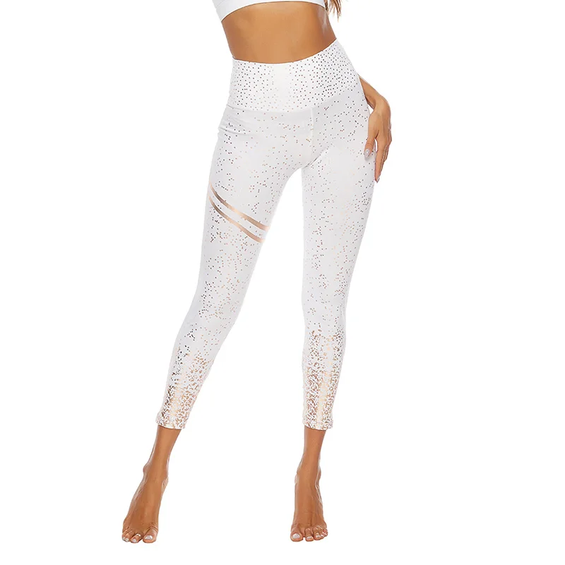 

New Printing Casual Leggings Sexy Women Push Up Workout Clothing Jeggings Patchwork Pants Women Fitness High Waist Leggings