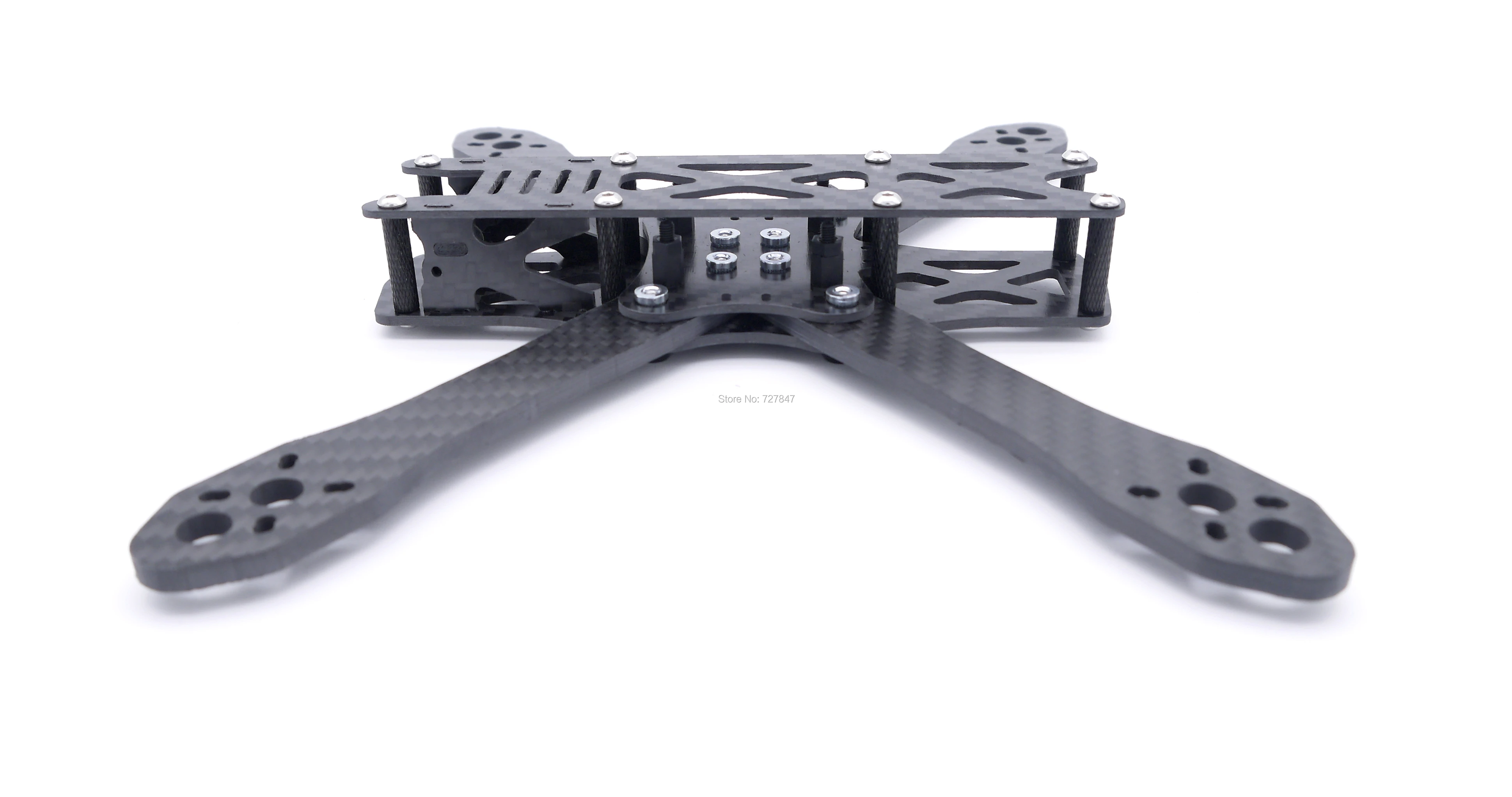 Kaufen Alien 5 zoll 225mm Alien Slam 5 zoll 225 225mm DIY Kreuz Racing Mini Drone carbon faser mit 4mm arm FPV quadcopter rahmen