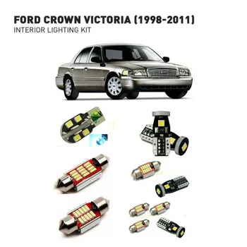 

Led interior lights For Ford crown victoria 1998-2011 11pc Led Lights For Cars lighting kit automotive bulbs Canbus