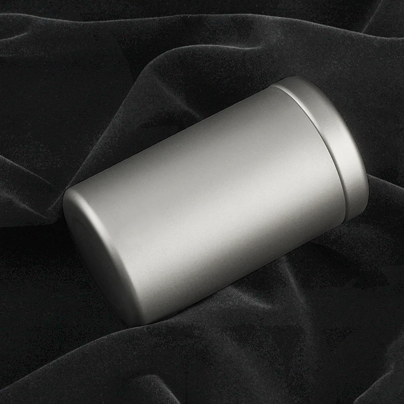 

EDC Titanium Tea Can Outdoor Travel Portable Camping Hiking Storage Can