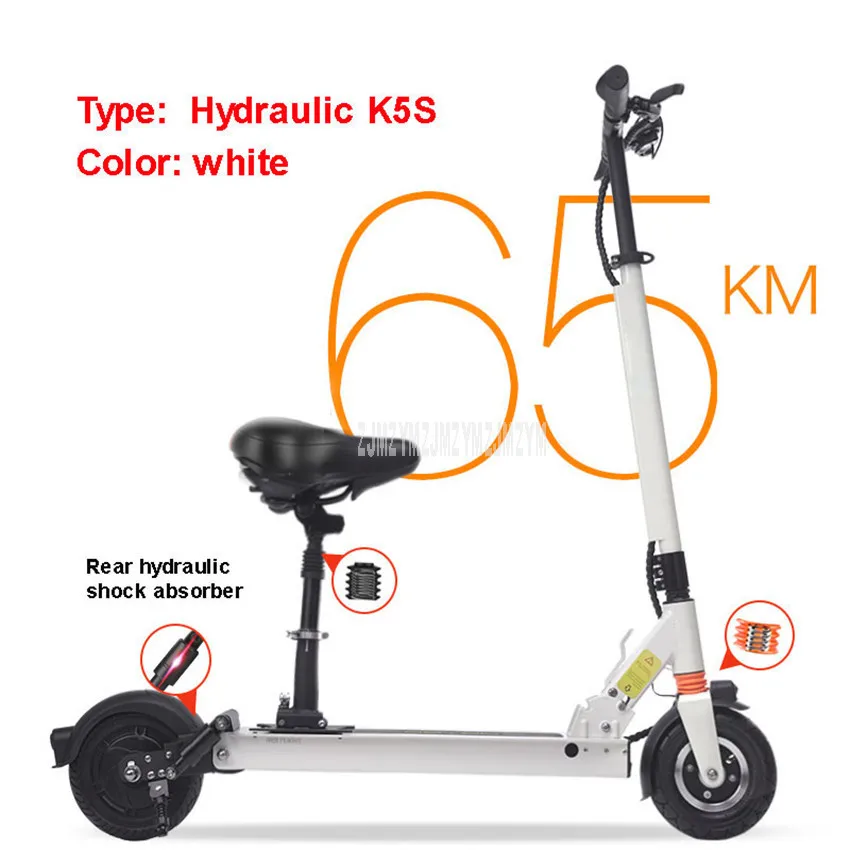 K5S 500W Powerful Two-wheel Smart Foldable Electric Scooter Kick Scooter Bicycle Cruise Speed Adult Skateboard Mileage 50-65km