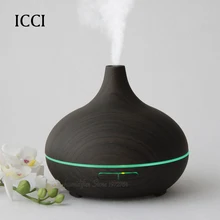 icci Humidifier Aroma diffuser Essential oil diffuser Aroma fragrance oils Capacity 300ml Aroma led lamp Cucurbit shape