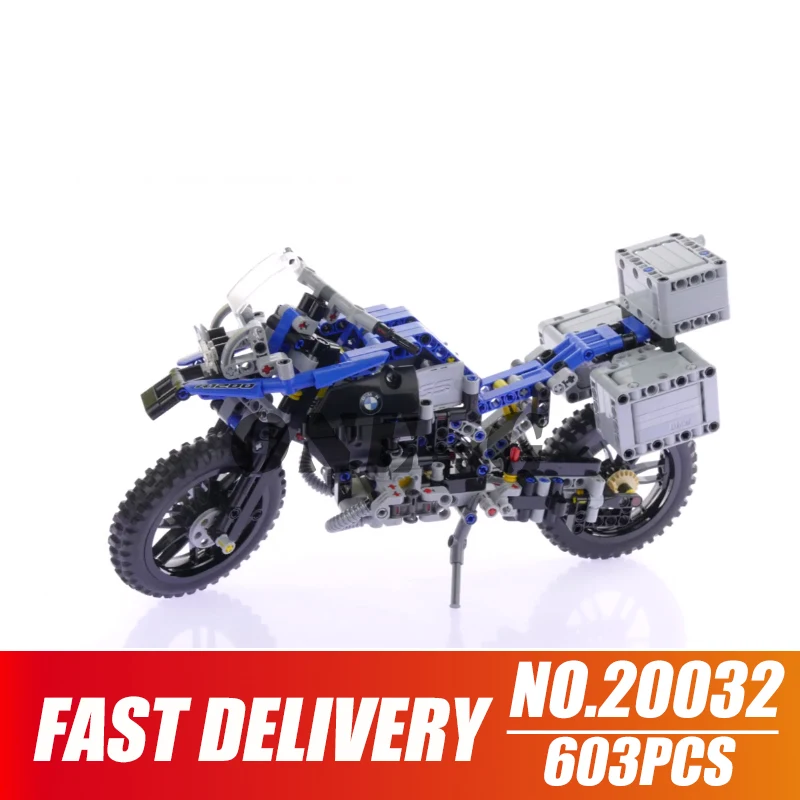 

Building blocks BMW R 1200 GS Adventure 20032 Compatible technic 42063 Bricks figures Educational toys for children