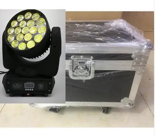 

2PCS/LED 19x15W ZOOM Function RGBW beam Wash Light DJ DMX High Power LED Moving Head Washer Light For Stage Disco Club Party