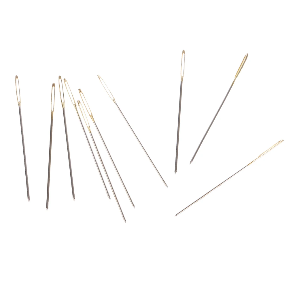 100pcs Large Eye Sewing Needles Metal  Cross Stitch Embroidery Tapestry Darning Knitting Needles DIY Crafts Tools 26#