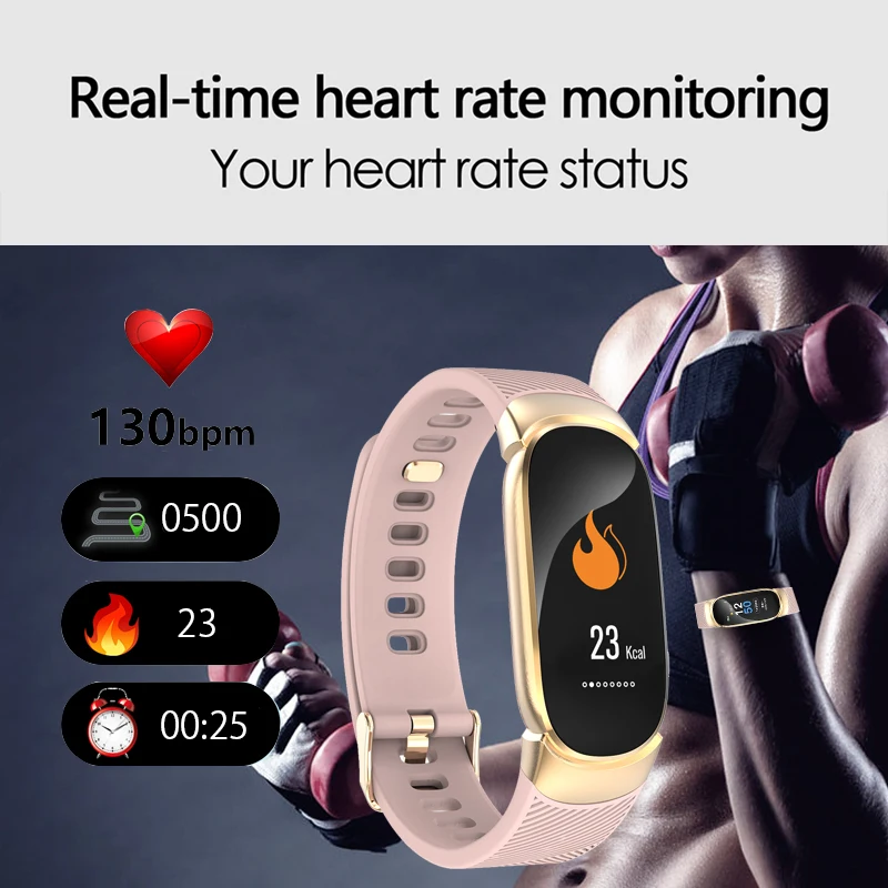 Hembeer, мужской спортивный умный Браслет, Женский светодиодный, водонепроницаемый, смарт-браслет, пульсометр, кровяное давление, шагомер, часы, часы для Android iOS