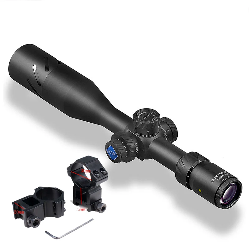 Обнаружение HD 5-25X50 SFIR дальний тактический оптический прицел стрелковый прицел Сетка с подсветкой ударопрочный прицел - Цвет: hight 20mm mount