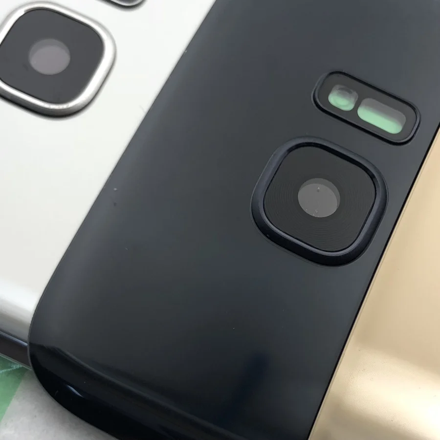 Задняя крышка из стекла батареи для Samsung Galaxy S7 G930 G930F G930FD Крышка корпуса задней