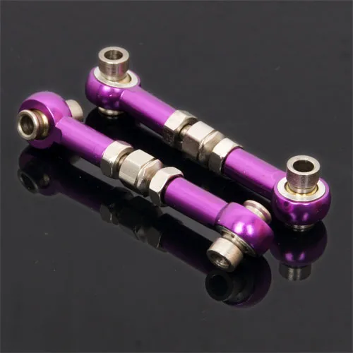 2pcs HSP 102017 Steering Servo Front Rear Link AL For RC 1 10 Car 02012 Upgrade
