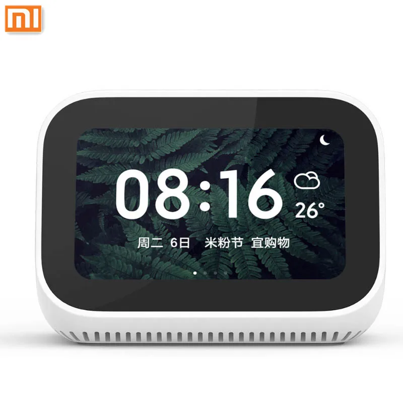 Xiaomi Xiao Ai сенсорный экран динамик белый искусственный интеллект Голосовое управление ling бытовая техника Массовая передача данных