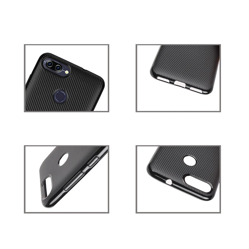 carbon fiber silicone case zenfone max plus zb570tl (5)