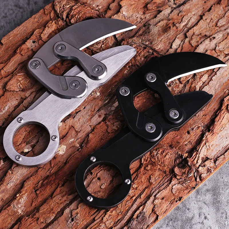 CS GO Механическая лапа коготь нож Morphing karambit Открытый EDC инструмент кемпинг Выживание высокая твердость мульти-функция полный стальной