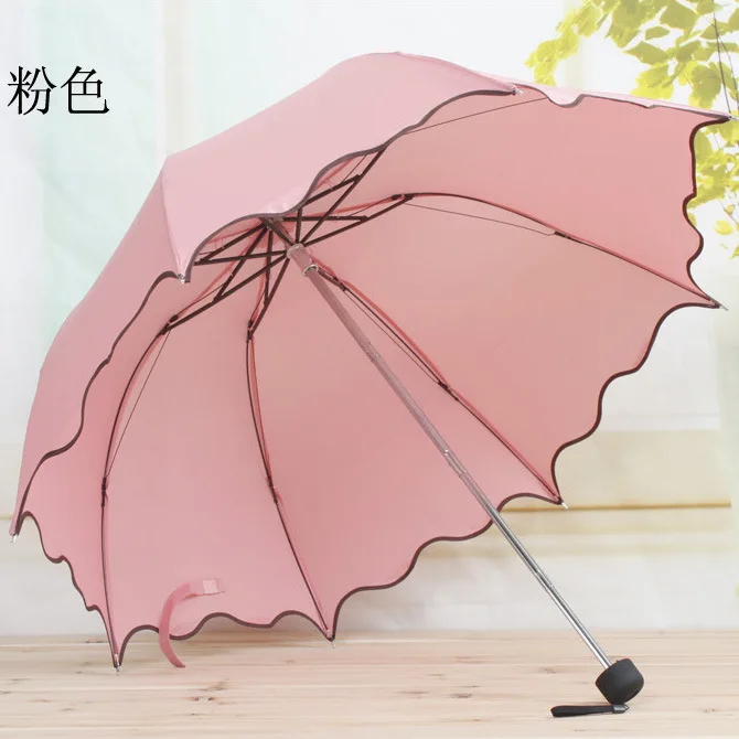 South Korea Princess folding arched leaf side mirror complexion lovely