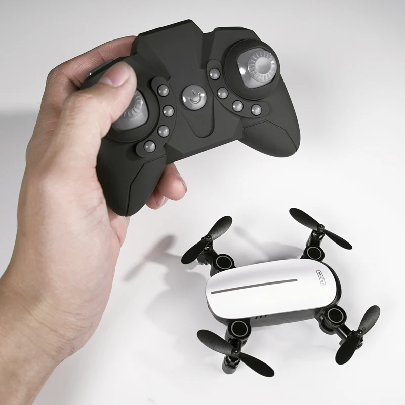 Teeggi T10 Mini Drone with Camera HD Foldable WiFi FPV RC Quadcopter Headless Mode Altitude Hold VS S9 Micro Pocket Selfie Dron Teeggi T10 Mini Drone with Camera HD Foldable WiFi FPV RC Quadcopter Headless Mode Altitude Hold VS S9 Micro Pocket Selfie Dron
