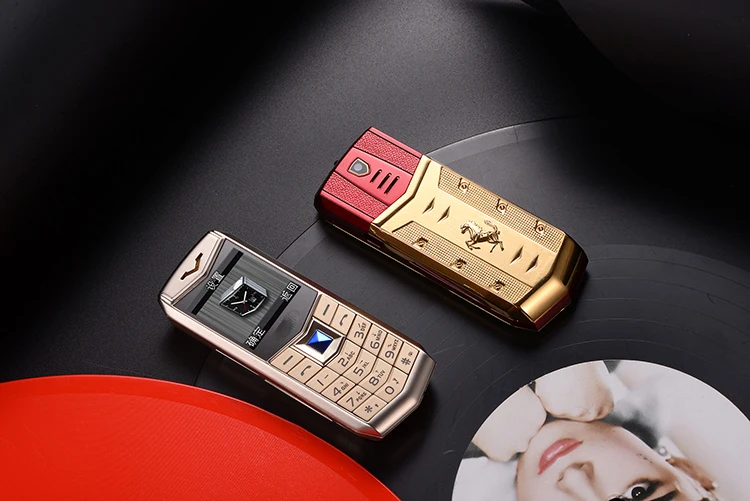 Металлический корпус Роскошный мини-телефон с MP3 камерой Bluetooth фонарик детский телефон 1,5 ''мобильные телефоны