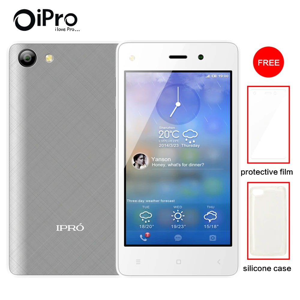 Free Phone Case Film IPRO WAVE 4 0 II Quad core Celular Android 5 1 Unlocked