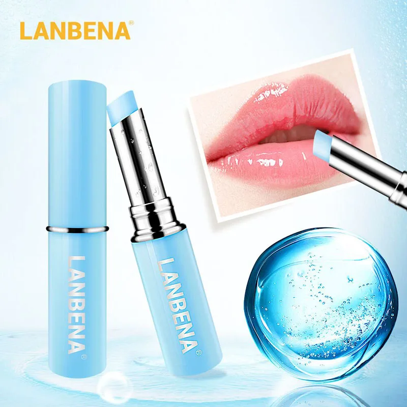 

LANBENA Chameleon Lip Balm Rose Hyaluronic Acid Moisturizing Nourishing Lip Plumper Lip Lines Natural Extract Makeup Lipstick