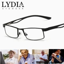 Дизайн ретро очки для чтения мужские 2,0 2,5 Анти-усталость из нержавеющей стали сплав оправа очки Gafas De Lectura L140CJ