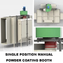 PCBM-340 Лидер продаж Индивидуальные эксплуатации электростатическое порошковое покрытие стенда