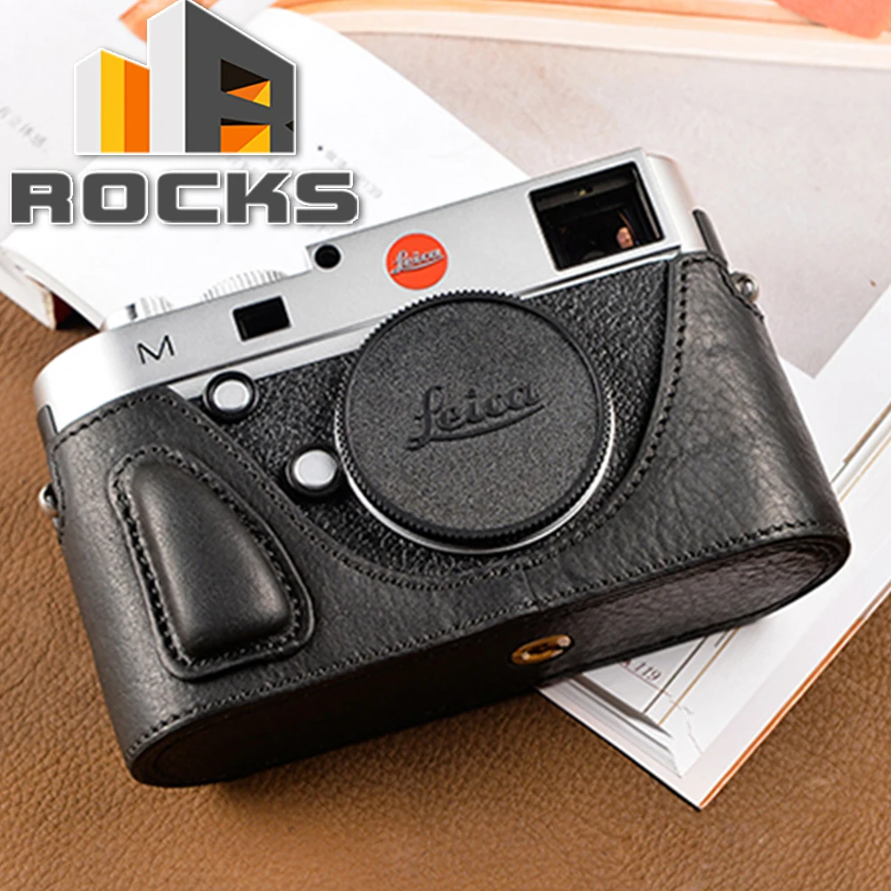 

Hand-made Black Leather Half Camera Case Bag Cover Protector Suit For Leica M-P (Typ 240)