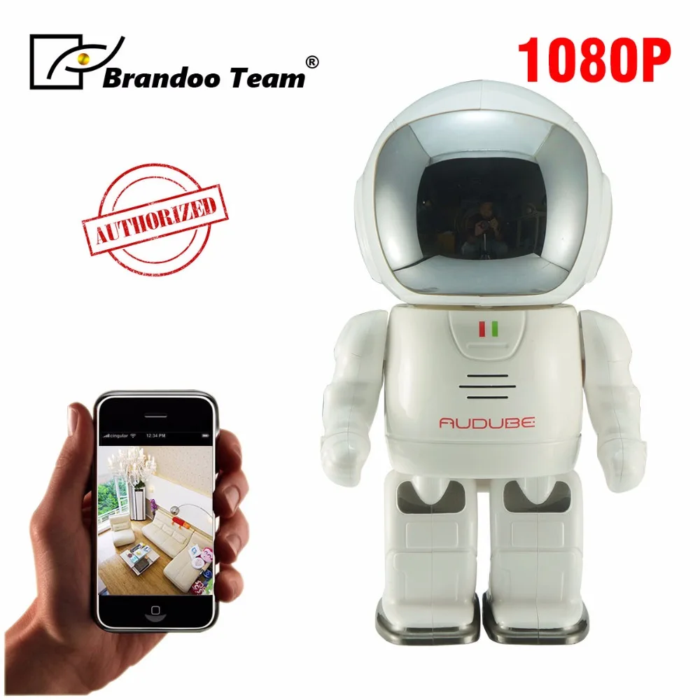 R$300.03 |Audube 1080 P câmera Full HD Wi fi robô, APLICATIVO gratuito para assistir a um vídeo ao vivo no telefone móvel, usado para casa, escritório, babá-in Câmeras de vigilância from Segurança e Proteção on AliExpress 