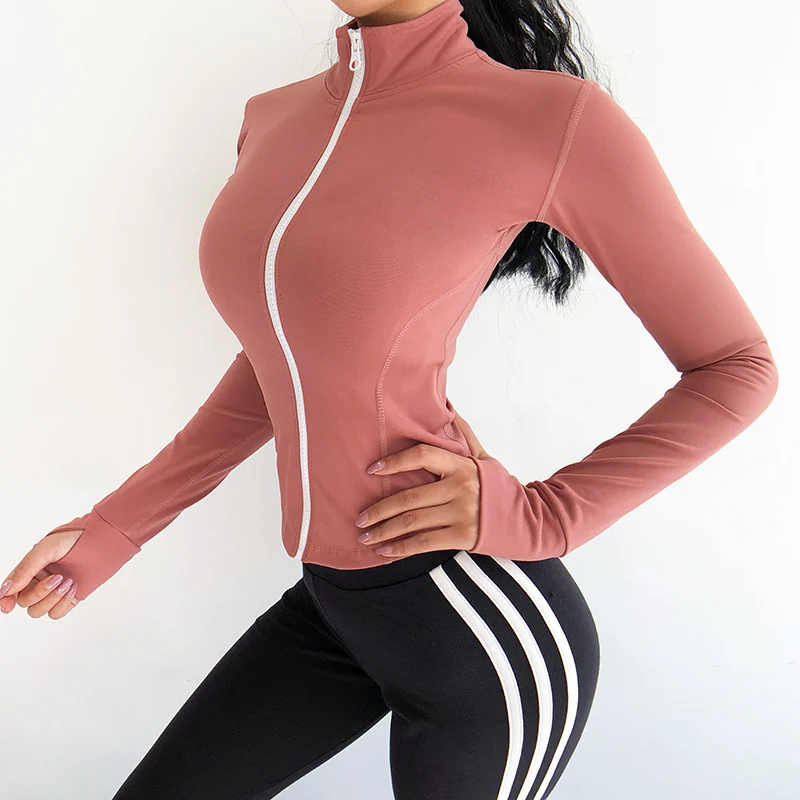 Buy Heal Orange Zipper Original Running Jackets Women