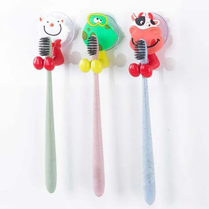 Baby Care Kids Toothbrush Cartoon Animal Shape Holder Sucker Suction Hooks Set Hanging Bathroom Baby Toothbrush Holder Towels Baby Care Kids Toothbrush Cartoon Animal Shape Holder Sucker Suction Hooks Set Hanging Bathroom Baby Toothbrush Holder Towels