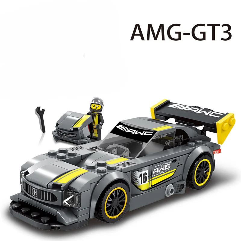 Суперсовместимая модель автомобиля Legoed speed Champions от Corsa строительные блоки Mattoni