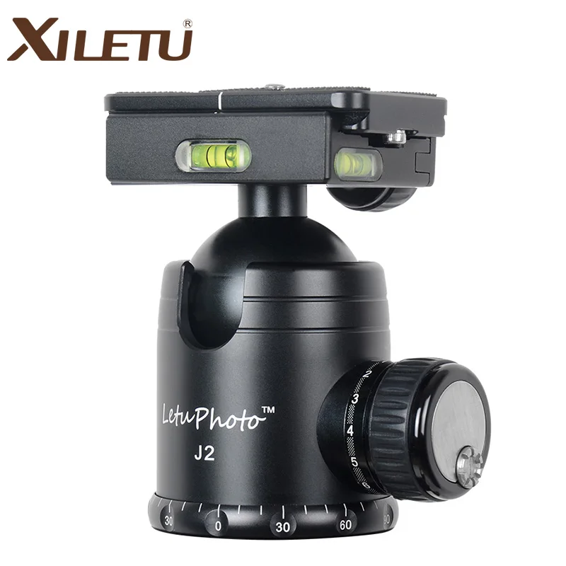 XILETU J2 360 Panoramic Panorama Ball head Clamp Aluminum Alloy Tripod Head with Quick Release Plate /Damping Tuning System XILETU J2 360 Panoramic Panorama Ball head Clamp Aluminum Alloy Tripod Head with Quick Release Plate /Damping Tuning System
