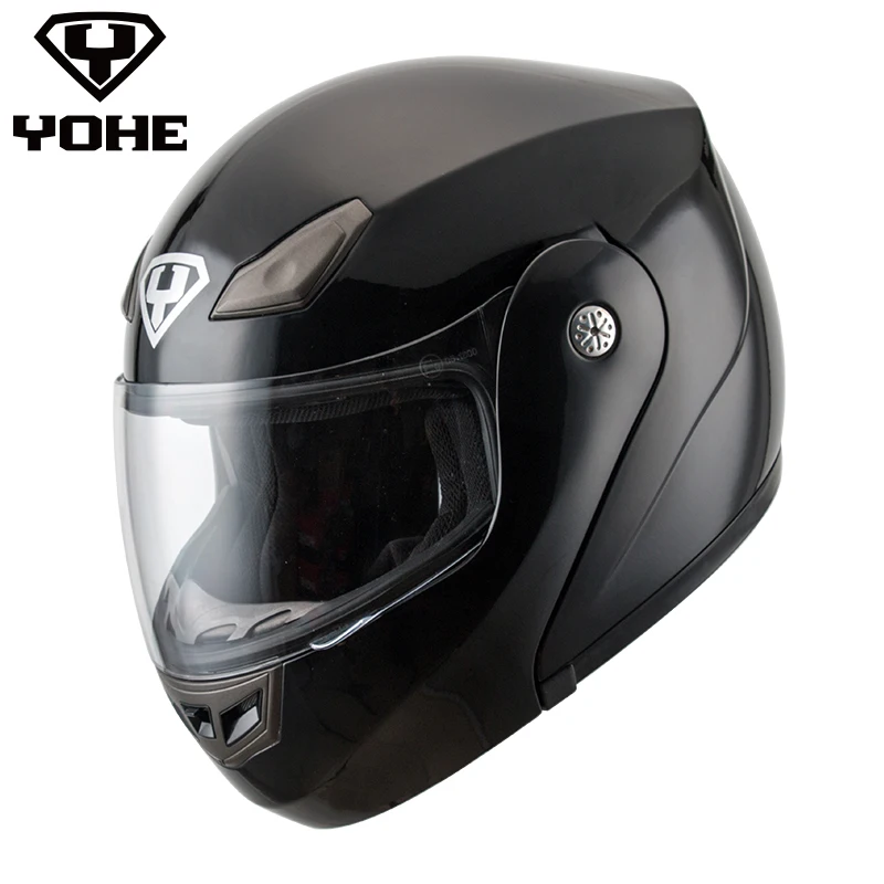 

YOHE-YH-FF-936 High-grade Genunie Road Racing Helmet retro motorcycle Helmet casque moto single visor Motorbike Flip up helmet