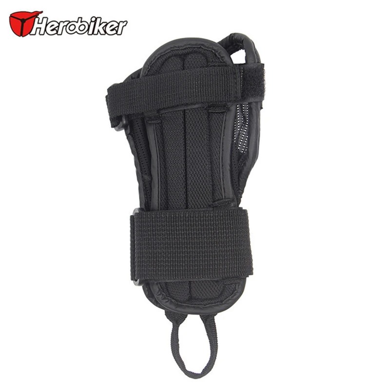 HEROBIKER واقي المعصم هدفين الرياضة واقية اليد حماة قفازات Armguard للالجليد التزلج التزلج لوح التزلج MTB