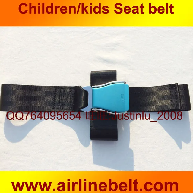 Candy Color Kids belt Children safety airline airplane seat belt buckle