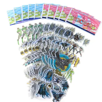 

10pcs Children Stationery Stickers Cartoon Batman 3D Bubble Stickers Mobile Phone Notebook Scrapbook Gift Decoration Stickers