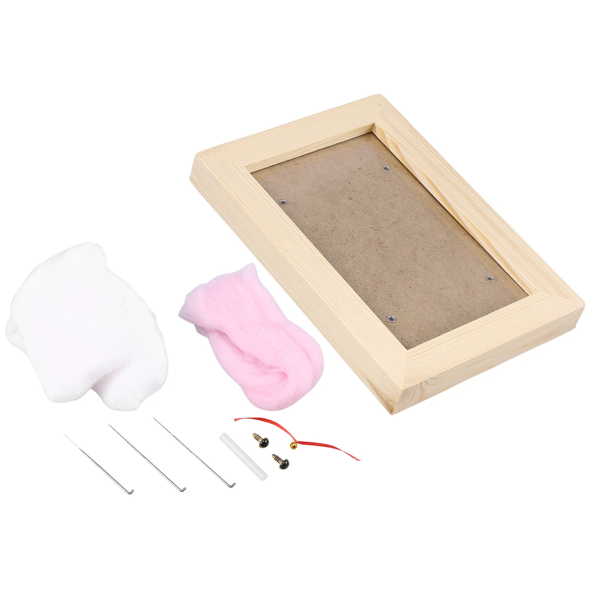 1 шт. DIY игрушки Белый Кот простая в использовании Высококачественная шерстяная игрушка Детские игрушки ручной работы для детей украшения подарок