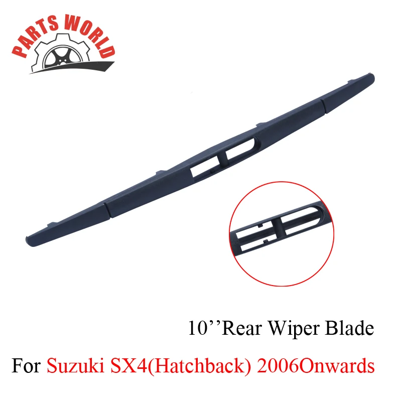 Partsworld передние и задние стеклоочистители для Suzuki SX4(хэтчбек) 2006- ветровое стекло Натуральная Резина дворники автомобильные аксессуары