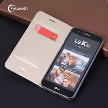 Роскошный откидной кожаный чехол-кошелек чехол для телефона LG K10 K 10 LV5 M250 M250N X400 5,3 ''противоударный чехол с отделением для карт s