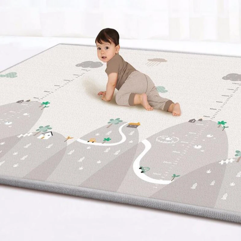 

1cm Thick Baby Crawling Play Mats Kids LDPE Game Educational Environmental Protection Rugs for Newborn bodybuilding Fun Activity