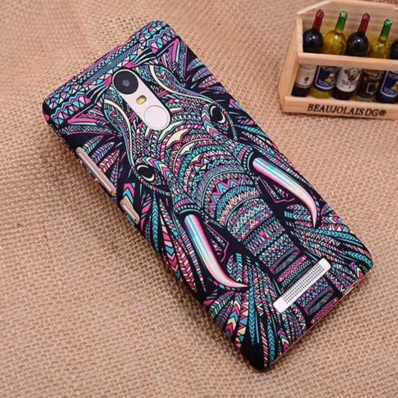 

Case For Xiaomi Redmi Note 3 Cover Plastic Animal frosted relief For Redmi Note 3 Pro night glow Cellphone Hard Casing funda