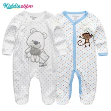 Малыша 2& 1 шт. Костюмы комплекты для детей Для мальчиков и девочек следики Пижама Оригинальная летняя одежда для новорожденных на возраст 3, 6, 9, 12 месяцев, одежда для сна из хлопка Костюмы комбинезоны